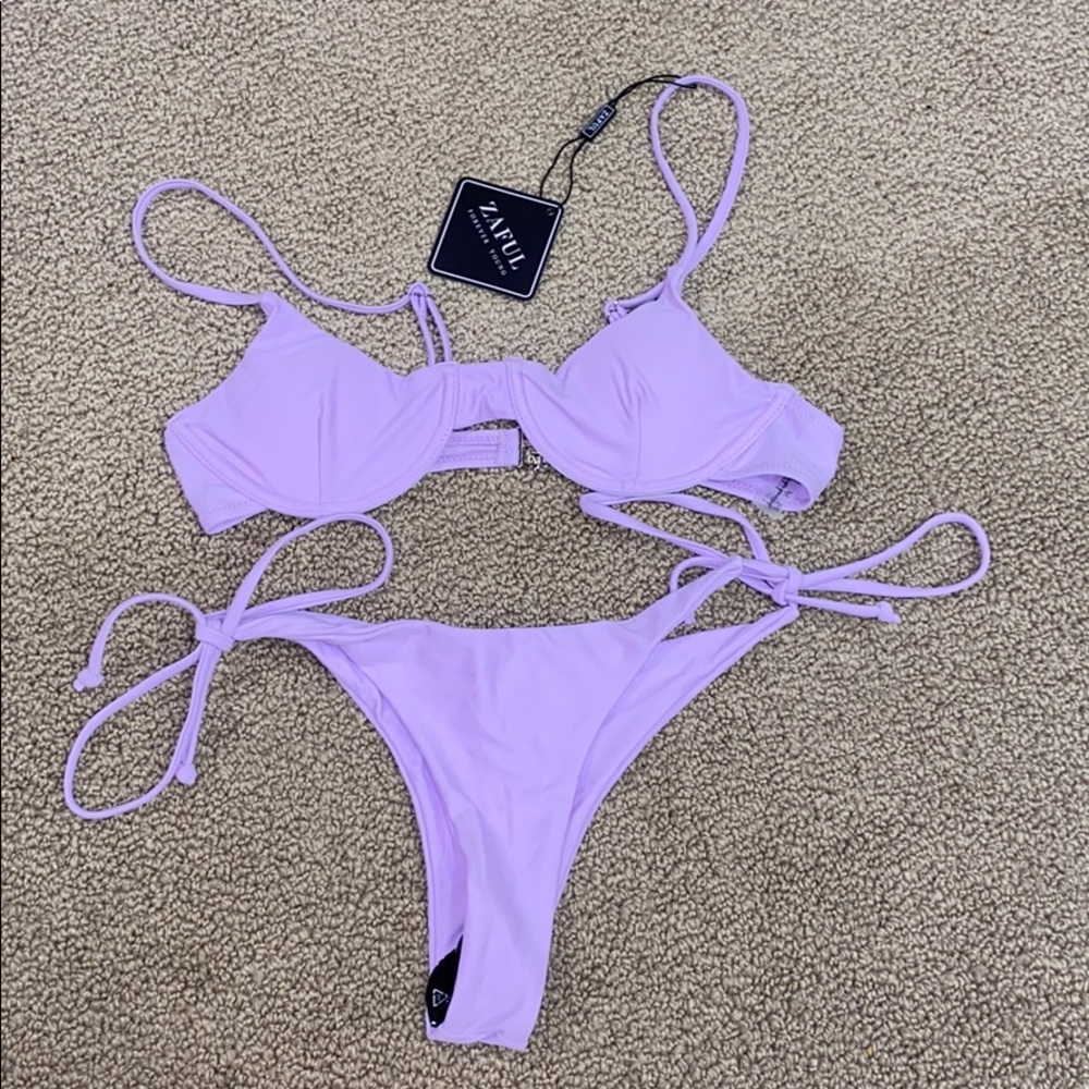 Purple bikini
